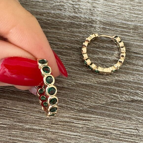 Boho hoop earrings N648 - Picture 2 of 5